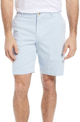 Johnston & Murphy Washed Chino Shorts in Light Blue