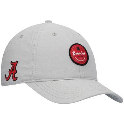 Black Clover Men's Gray Alabama Crimson Tide Oxford Circle Adjustable Hat