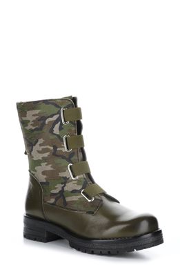 Bos. & Co. Pause Leather Boot in Olive Feel/Camo