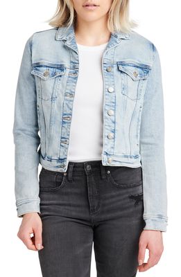 Silver Jeans Co. Fitted Denim Jacket in Indigo
