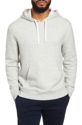 Vince Regular Fit French Terry Hoodie in Heather Grey