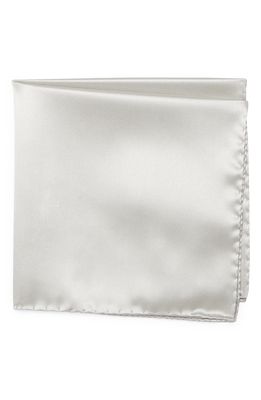 Eton Silk Wedding Pocket Square in Light/Pastel Gray