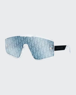 Diorxtrem MU Logo-Print Shield Sunglasses