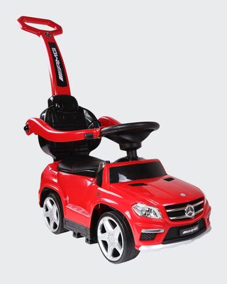 4-in-1 Mercedes Ride-On Push Car