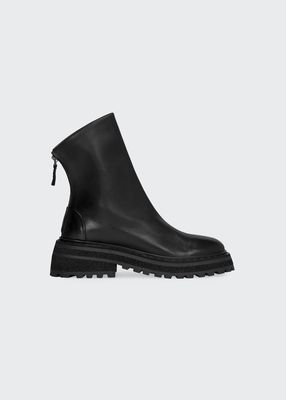 Carro Lug-Sole Zip Ankle Boots