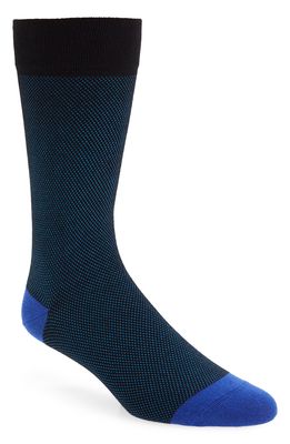 Ted Baker London Textured Socks in Teal-Blue