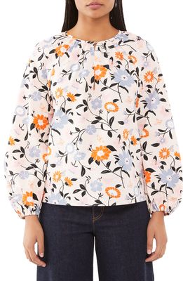 kate spade new york floral garden top in Pearl Blush