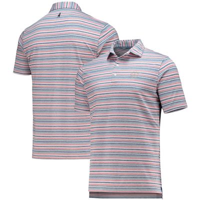 Men's johnnie-O Navy THE PLAYERS Gully Prep-Formance Polo in Gray