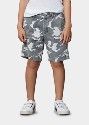 Boy's Jacob Camo-Print Shorts, Size 8-14