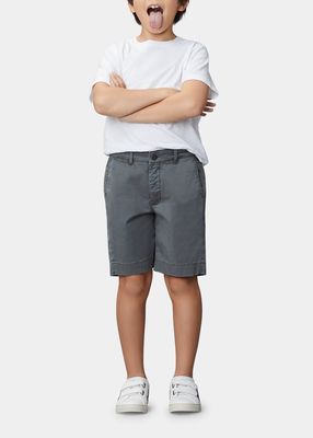 Boy's Moss Gray Shorts, Size 8-14
