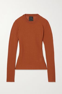 Givenchy - Ribbed-knit Sweater - Orange