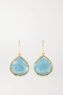 Irene Neuwirth - 18-karat Gold Aquamarine Earrings - one size