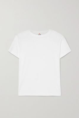 RE/DONE - Classic Cotton-jersey T-shirt - White