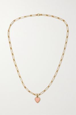 Storrow - Alana 14-karat Gold, Opal And Diamond Necklace - one size