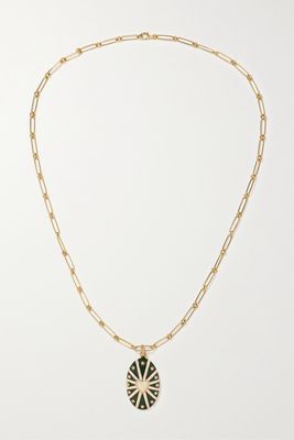 Storrow - Eleanor 14-karat Gold Multi-stone Necklace - one size