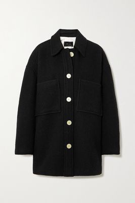 Isabel Marant - Delinda Oversized Wool-blend Jacket - Black