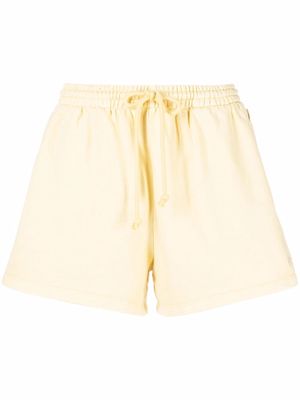 Levi's embroidered-logo mini shorts - Yellow