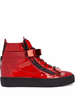 Giuseppe Zanotti Coby high-top sneakers - Red