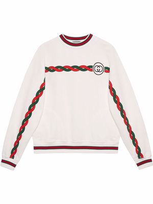 Gucci Interlocking G sweatshirt - White