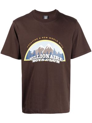 Billionaire Boys Club National Park graphic-print T-shirt - Brown