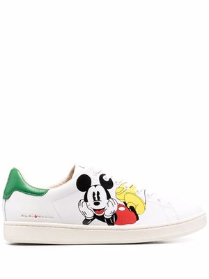 Moa Master Of Arts graphic-print lace-up trainers - White