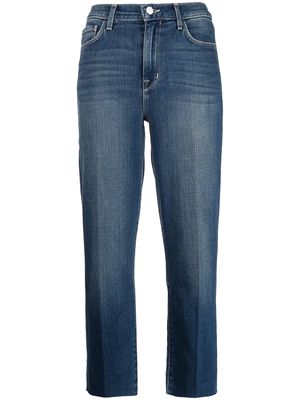 L'Agence high-rise straight-leg jeans - Blue