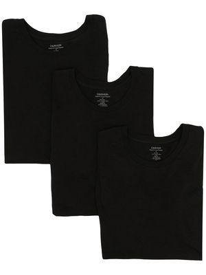 Calvin Klein round neck short-sleeved T-shirt pack - Black