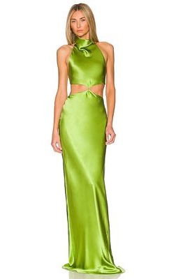 Amanda Uprichard x REVOLVE Kaye Maxi Dress in Green