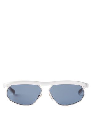 Dior - D-frame Metal Sunglasses - Mens - Silver