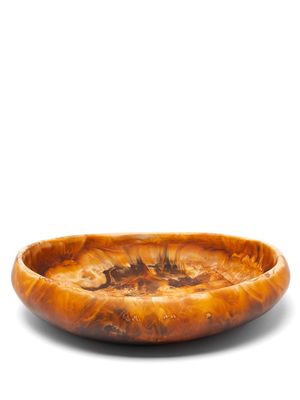 Dinosaur Designs - Earth Medium Marbled-resin Bowl - Brown Multi