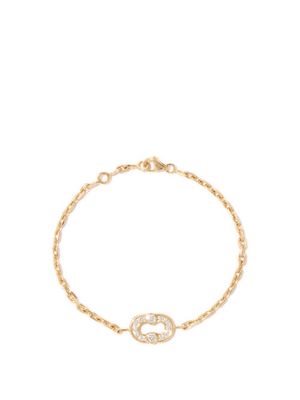 Viltier - Magnetic Diamond & 18kt Gold Bracelet - Womens - Yellow Gold