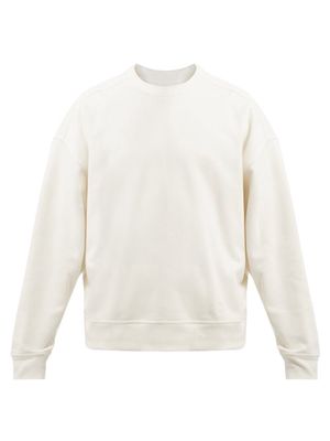 Jil Sander - Drop-shoulder Cotton-jersey Sweatshirt - Mens - White