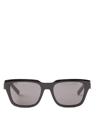 Dior - Square Acetate Sunglasses - Mens - Black