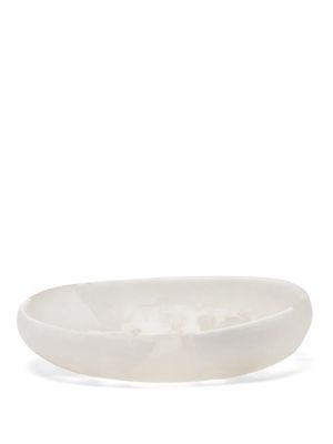 Dinosaur Designs - Earth Medium Marbled-resin Serving Bowl - White