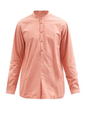 Toogood - Botanist Stand-collar Cotton Shirt - Mens - Orange