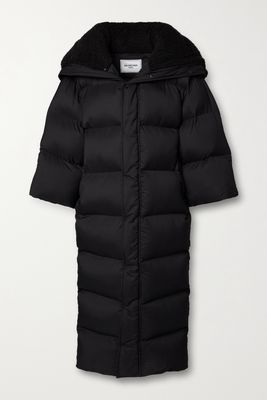 Balenciaga - Cb Oversized Quilted Padded Shell Coat - Black