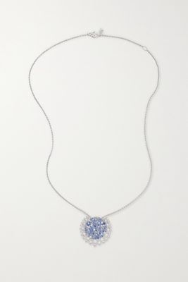 Piaget - Sunlight 18-karat White Gold, Sapphire And Diamond Necklace - one size