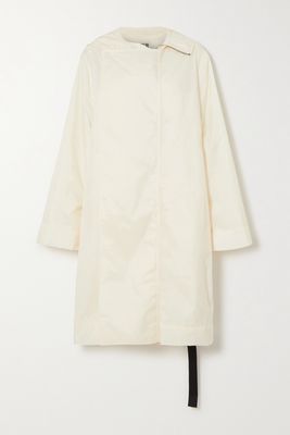 Rick Owens - Sisyparka Oversized Hooded Padded Recycled Shell Coat - Cream