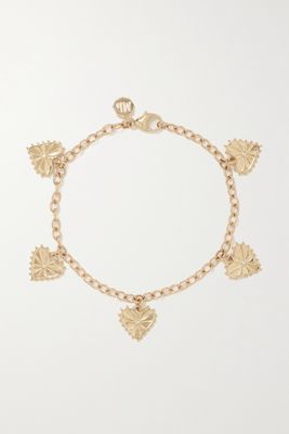 Marlo Laz - Agape 14-karat Gold Diamond Bracelet - one size