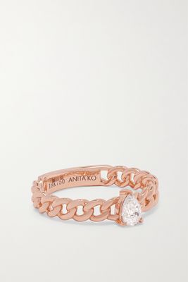 Anita Ko - 18-karat Rose Gold Diamond Ring - 5