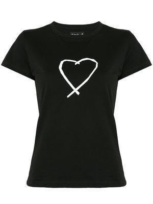 agnès b. Brando cotton T-shirt - Black