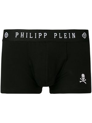 Philipp Plein logo print boxers - Black