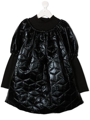 Andorine oversized puffer dress - Black