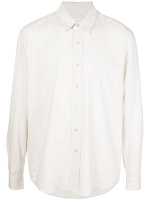 Our Legacy plain silk shirt - White