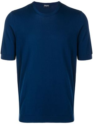 Drumohr basic T-shirt - Blue