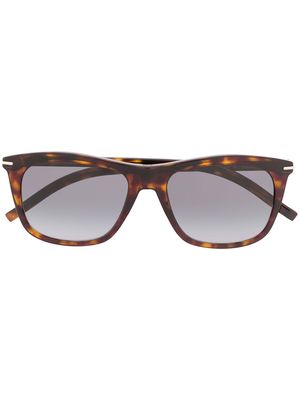 Dior Eyewear Black Tie rectangular-frame sunglasses - Brown