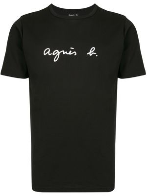 agnès b. Coulos short-sleeved T-shirt - Black