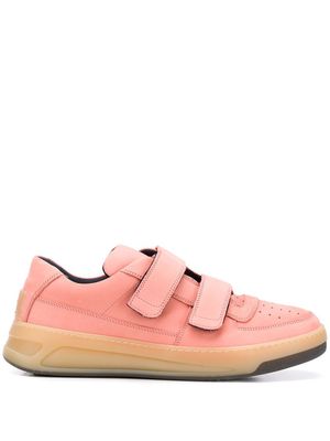 Acne Studios Perey touch strap sneakers - Pink