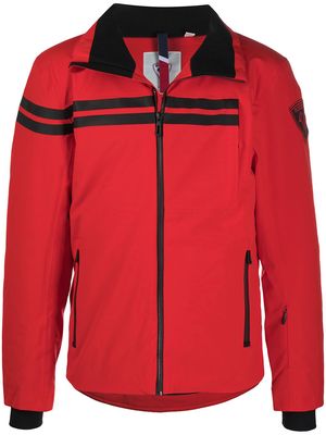 Rossignol chest stripe hooded jacket - Red
