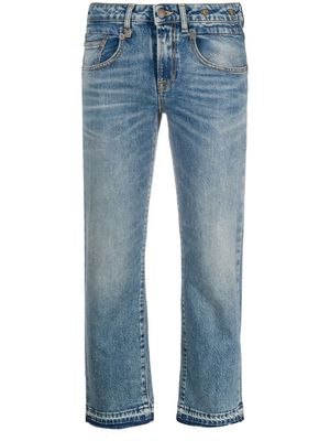 R13 Boy mid-rise straight jeans - Blue
